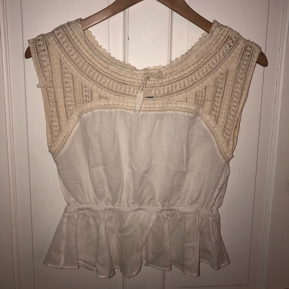 EUC HD in Paris Anthropologie Peplum Top